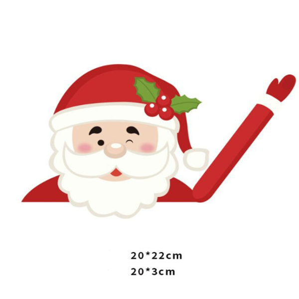Color: 13Style - Santa Wiper Car Sticker without Straps