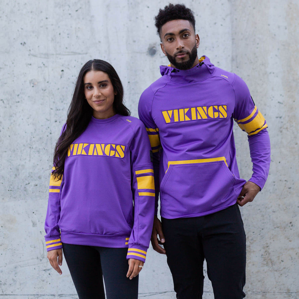 UNRL x Minnesota Vikings Crossover Hoodie #1 2021-XXL white