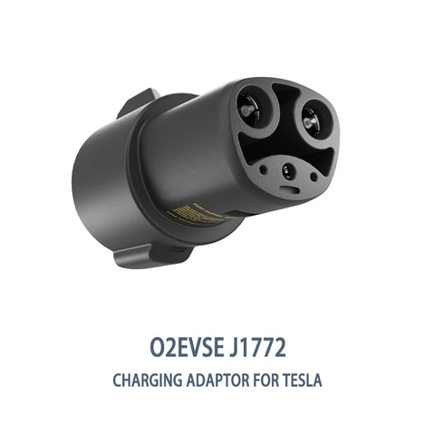 O2EVSE J1772 to Tesla Charging Adapter 60 Amp / 250V AC - Compatible with SAE J1772 Charger