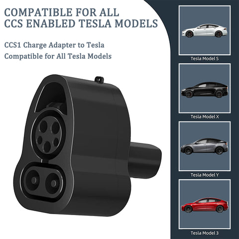 O2EVSE CCS1 to Tesla Charger Adapter,Max 150-200KW/250A Compatible with Tesla Model 3/S/X/Y, CCS1 Combo Charger Adapter for CCS Enabled Tesla Car Only,for Tesla Plug Portable Adapter Accessories