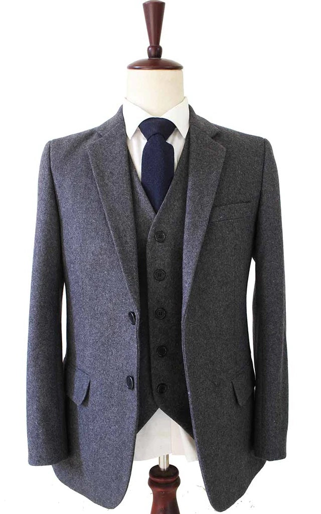 Classic Navy Speckled Tweed Suit – Mr. Tweed