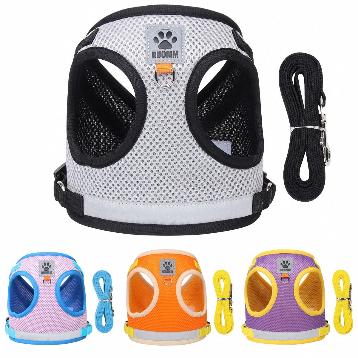 Reflective Safety Dog Harness with Leash