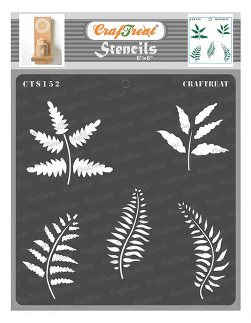 CrafTreat Lily, Iris, Daffodil & Bell Flower Stencil Template 6 x 6