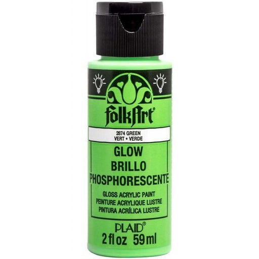 FolkArt 2 oz. Acrylic Neon Paint- Green