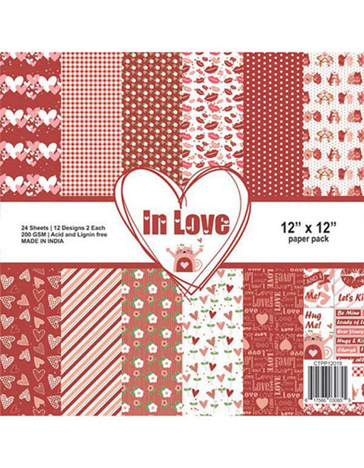 Arty Love Basics 1.0 A 12x12 Paper (12pc Bulk Pack) 23251