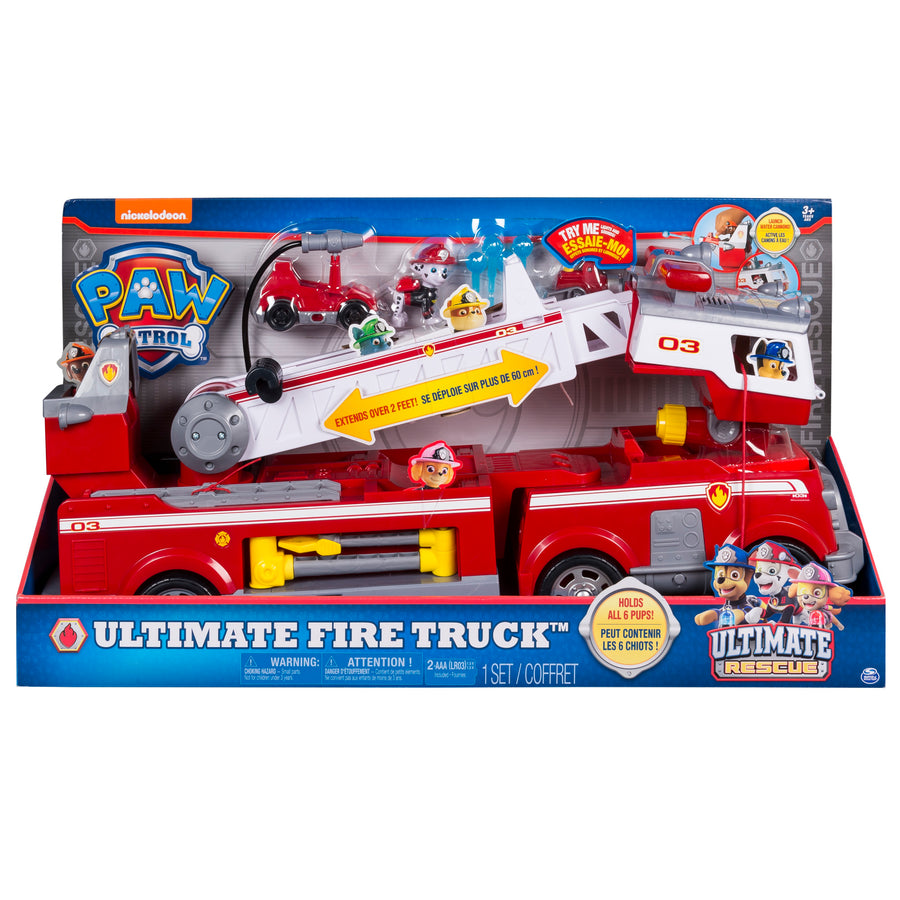 paw patrol fire truck toy