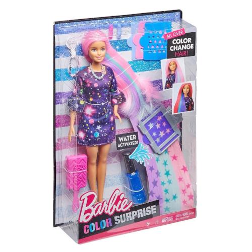 barbie with colour changing hair