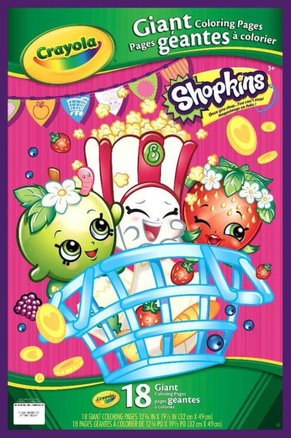 Crayola Shopkins Giant Coloring Pages