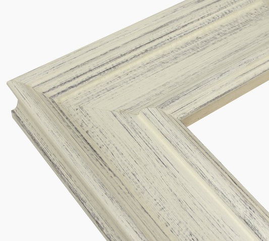 740.011 cornice in legno in foglia argento misure profilo 100x50 mm –  Lombarda cornici s.n.c.