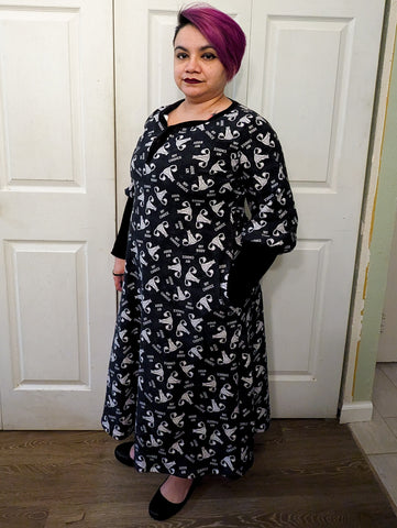 image of person wearing a maxi dress