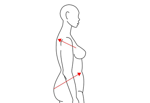 graphic of torso and pelvic tilt
