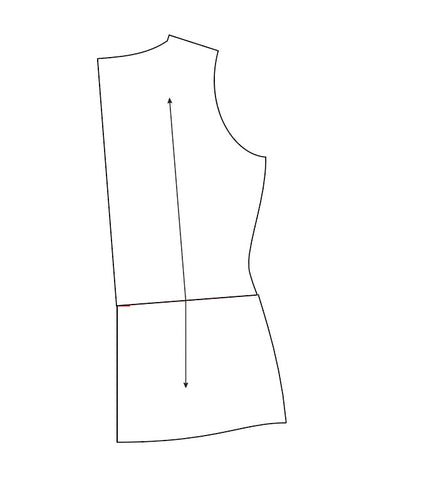 graphic of altered pattern for swayback