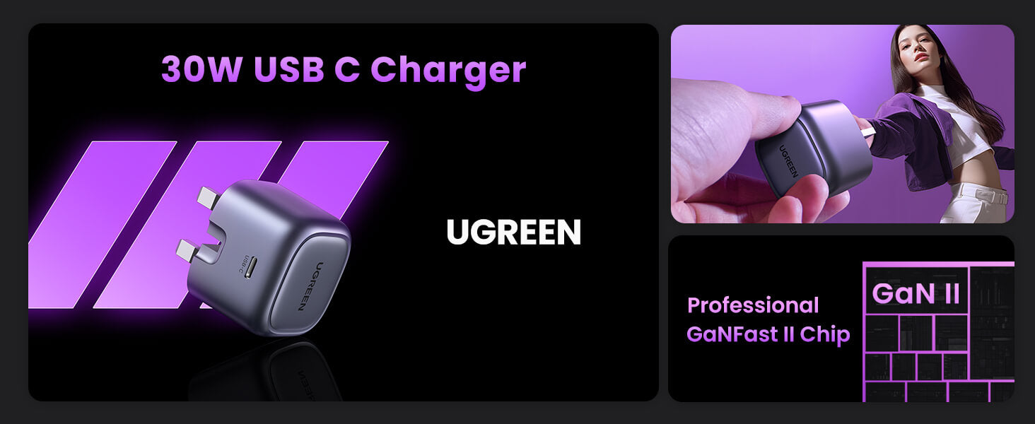 Ugreen Nexode 30W GaN Wall Charger