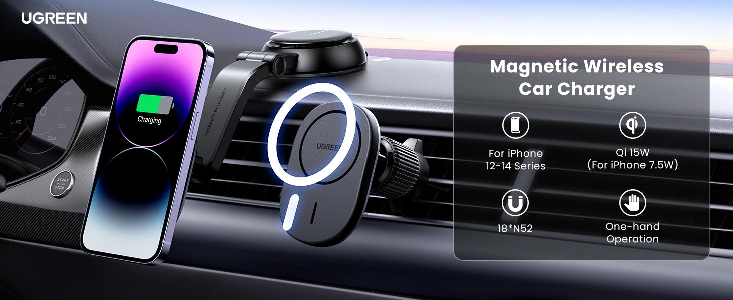 magnetic wireless car charger