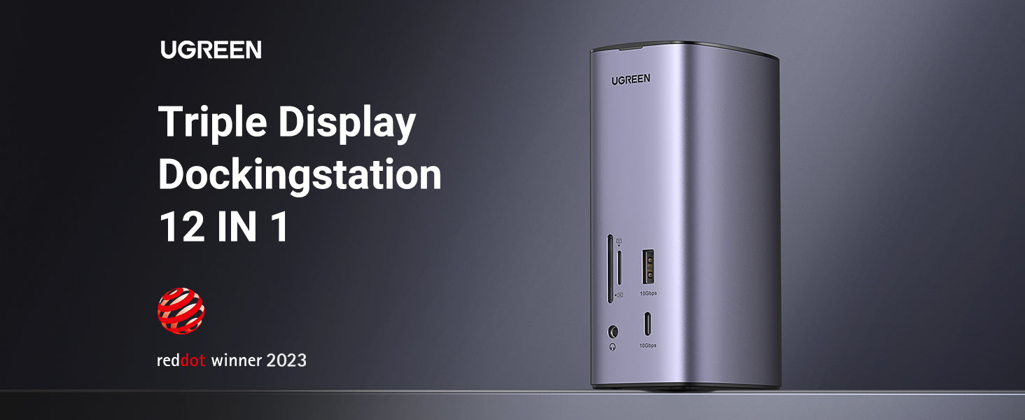 Ugreen 12-in-1 Docking Station with 100W GaN Charger