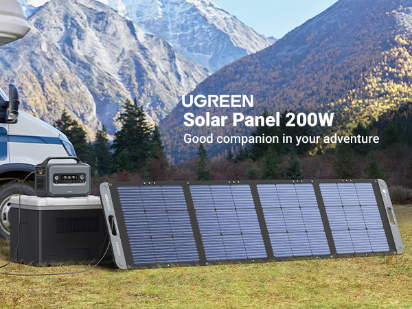 Ugreen 200W Portable Solar Panel Charger with Kickstand