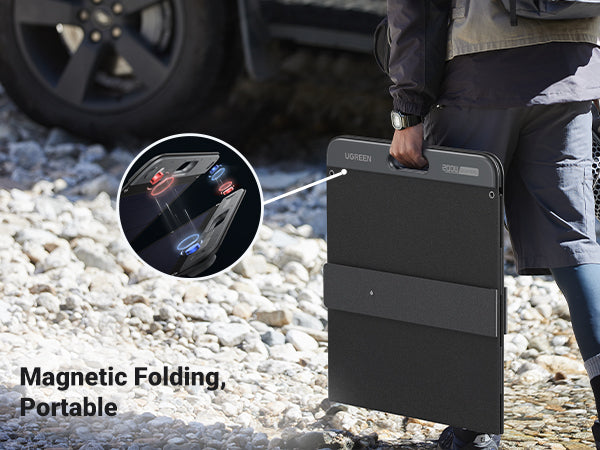 Ugreen 200W Portable Solar Panel Charger with Kickstand