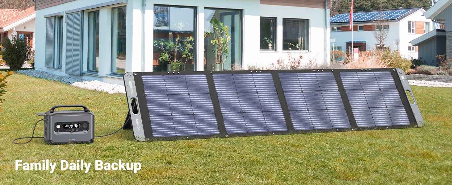 Ugreen 200W Portable Solar Panel Charger with Kickstand