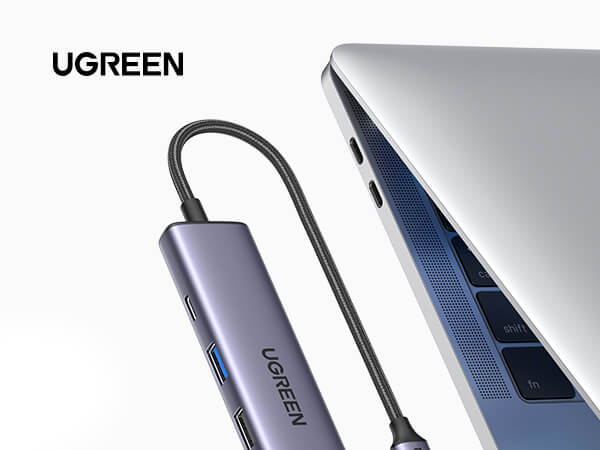 Ugreen 5-in-1 USB-C Hub (100W PD, 4K@30Hz HDMI)