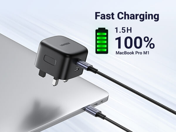 APRÈS RETOUR] Ugreen chargeur rapide GaN USB / 2xUSB C 65W