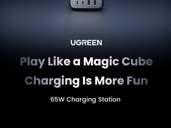 Ugreen 65W USB C GaN Charging Station-7 Ports Desktop Charger