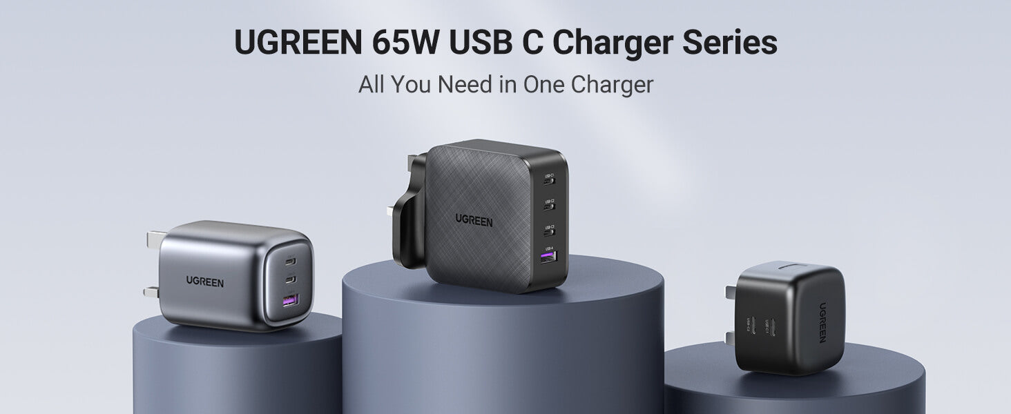 Ugreen 65W Wall Charger 4 Ports