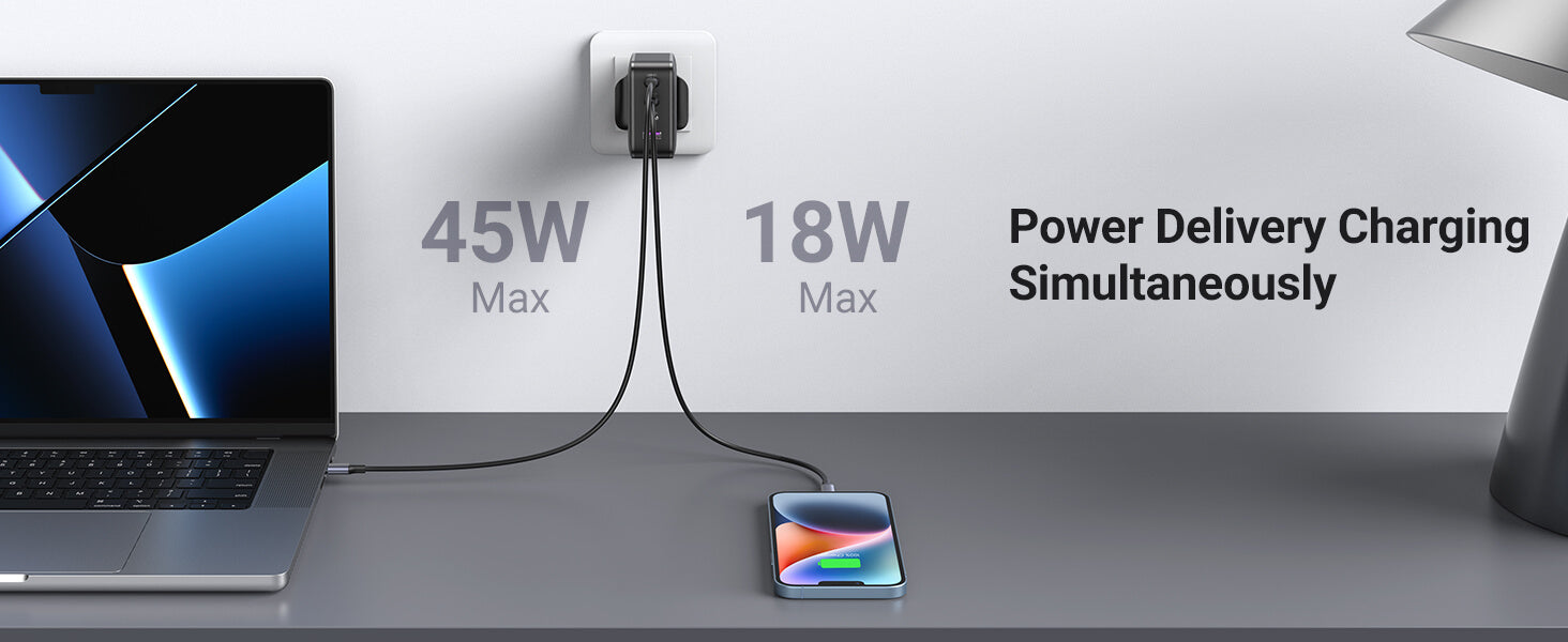 Ugreen 65W Wall Charger 4 Ports