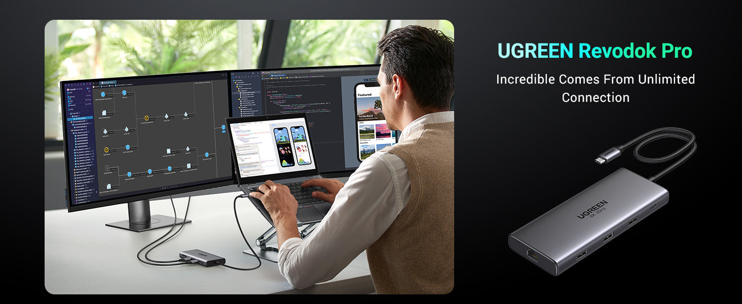 Ugreen Revodok Pro 210 10-in-1 USB-C Hub