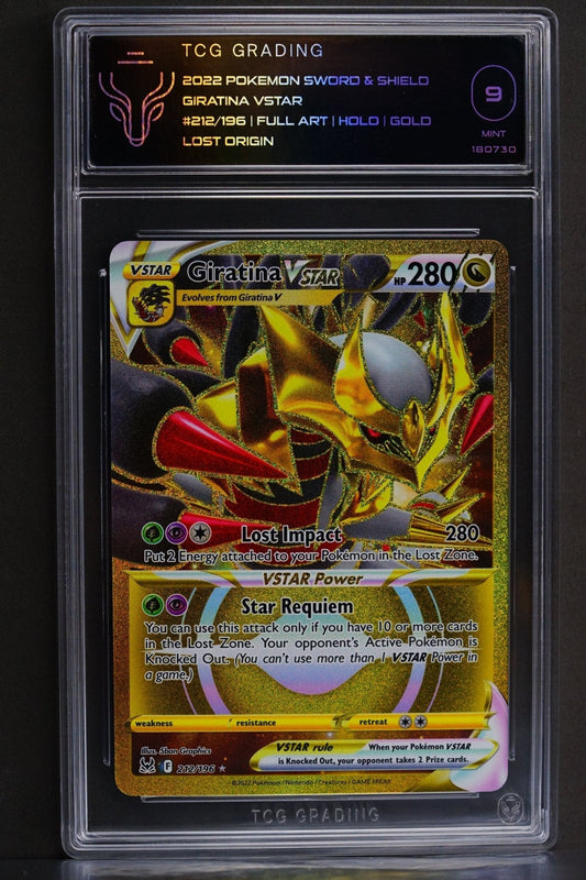 Giratina-VSTAR 212/196 in Portuguese Lost Origin Pokémon TCG