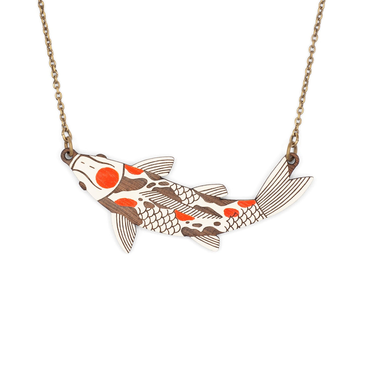 Seaweed fish necklace - Boutique Amulette