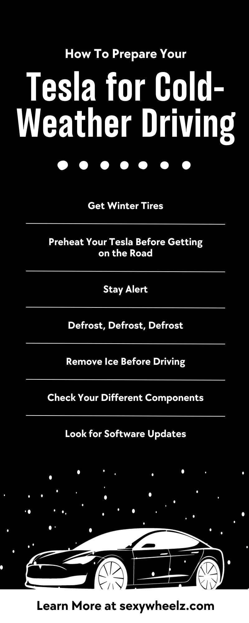 How To Prepare Your Tesla for Cold-Weather Driving