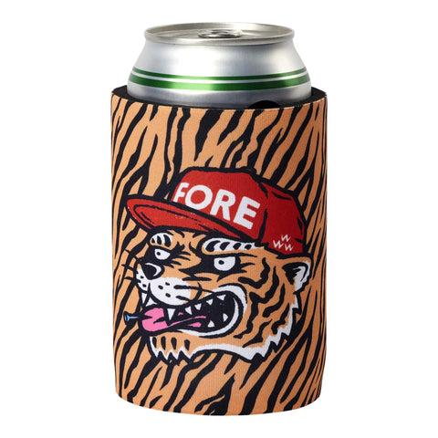 En koozie gjord för golfbanan.