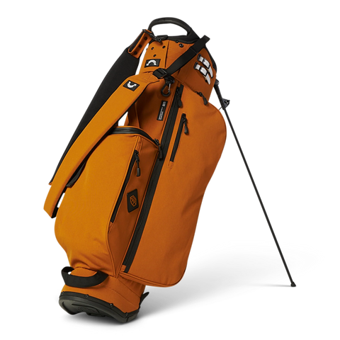 Image of orange golf bag with cooler compartment