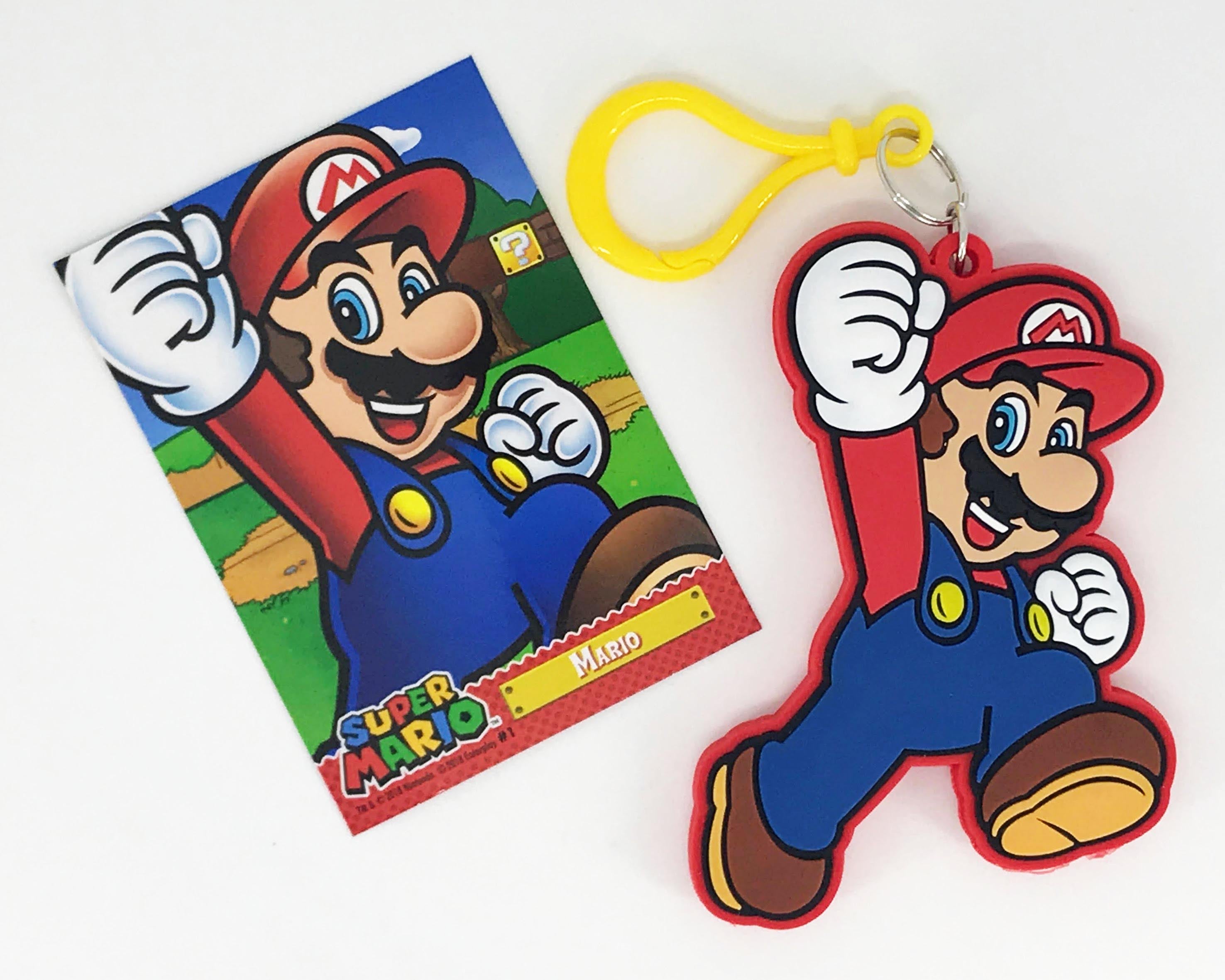 Super Mario Hanger With Trading Card Blind Bag Pack Breakers 9882