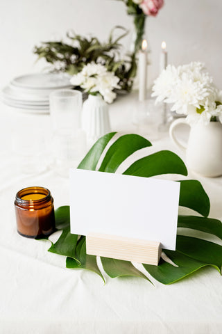 DIY Paper name or menu card place holder