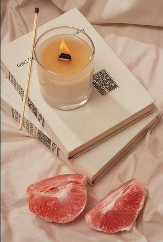 citrus and candles