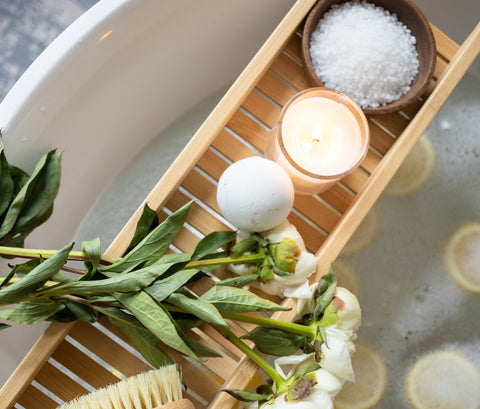 Add Bath Bombs, Essential Oils, and Candles to Baths