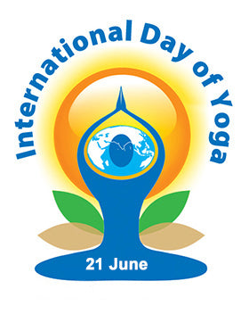 international day of yoga symbol