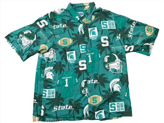 Michigan State Spartans NCAA Custom Name 3D Hawaiian Shirt Summer Funny  Color For Men And Women - Freedomdesign