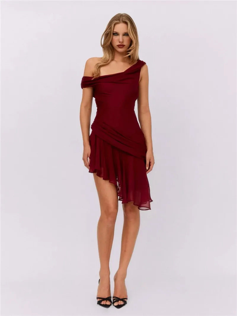 Enchanted Nights Ruffle Dress