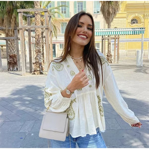 Cotton Bloom Casual Shirt - Thekittenpark