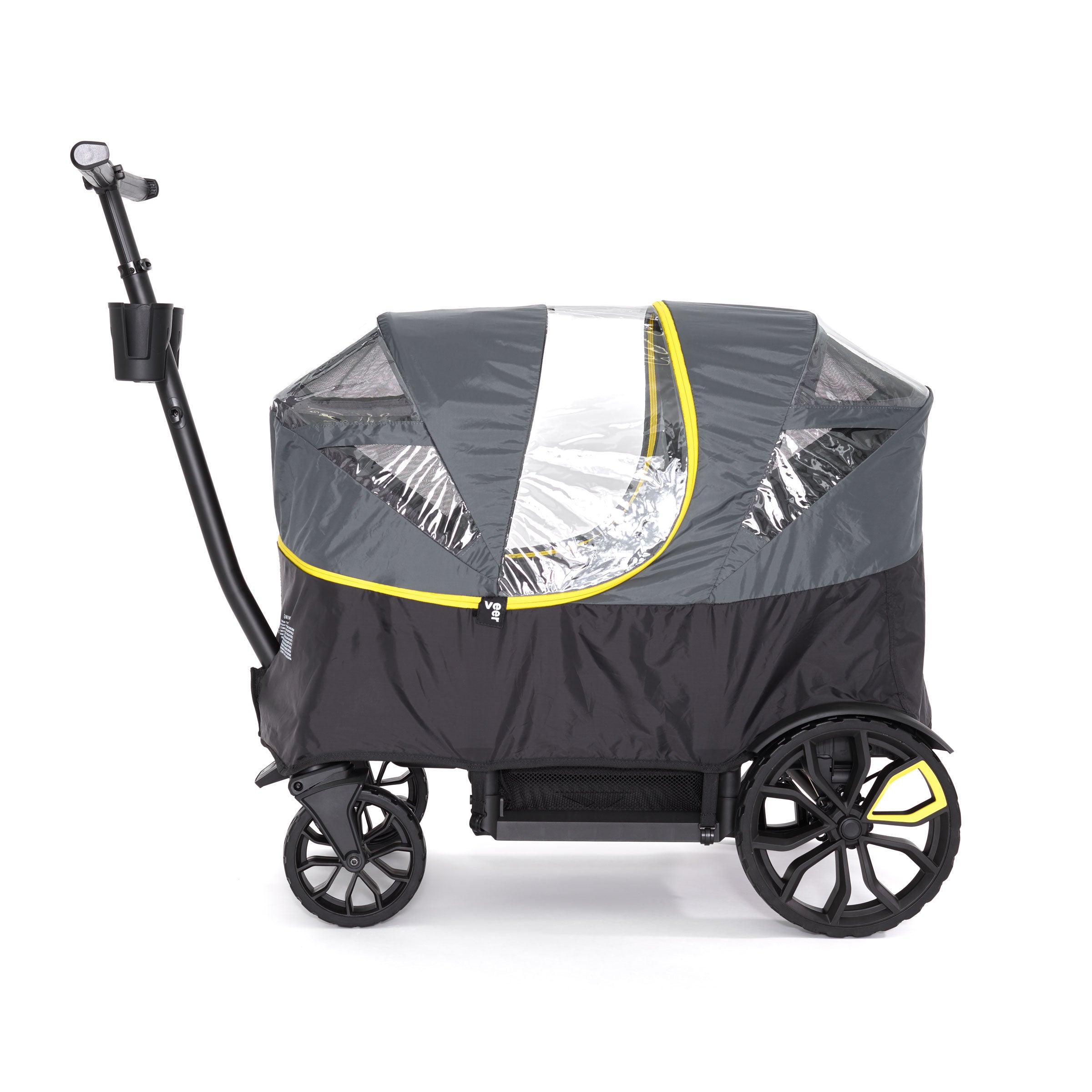 Veer Cruiser Premium Stroller Wagon Hybrid - Dark Grey/Black