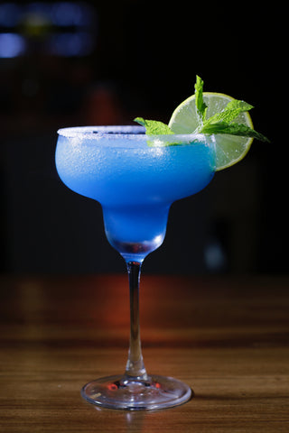 Cocktail sans alcool : Mojito bleu