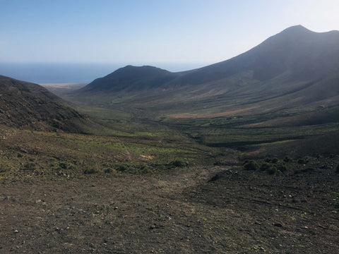 Explore the mesmerizing trails of Jandia National Park as they wind through picturesque valleys, offering a captivating journey through Fuerteventura's stunning landscapes