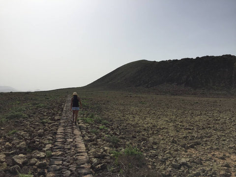 Tranquil Trail Heading Towards Calderón Hondo Volcano Amidst Natural Beauty