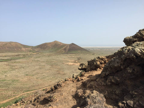 Panoramic View of Surrounding Landscape from Summit of Calderón Hondo Volcano