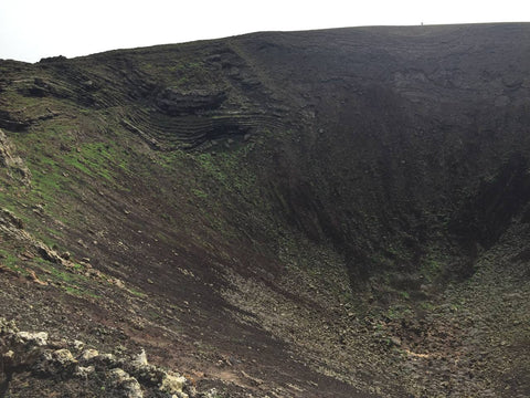 Scenic View into the Crater of Calderón Hondo Volcano