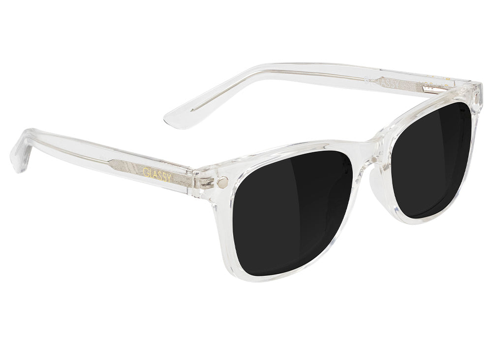 Glassy Morrison Grizzly Polarized White/Bear/Black Sunglasses