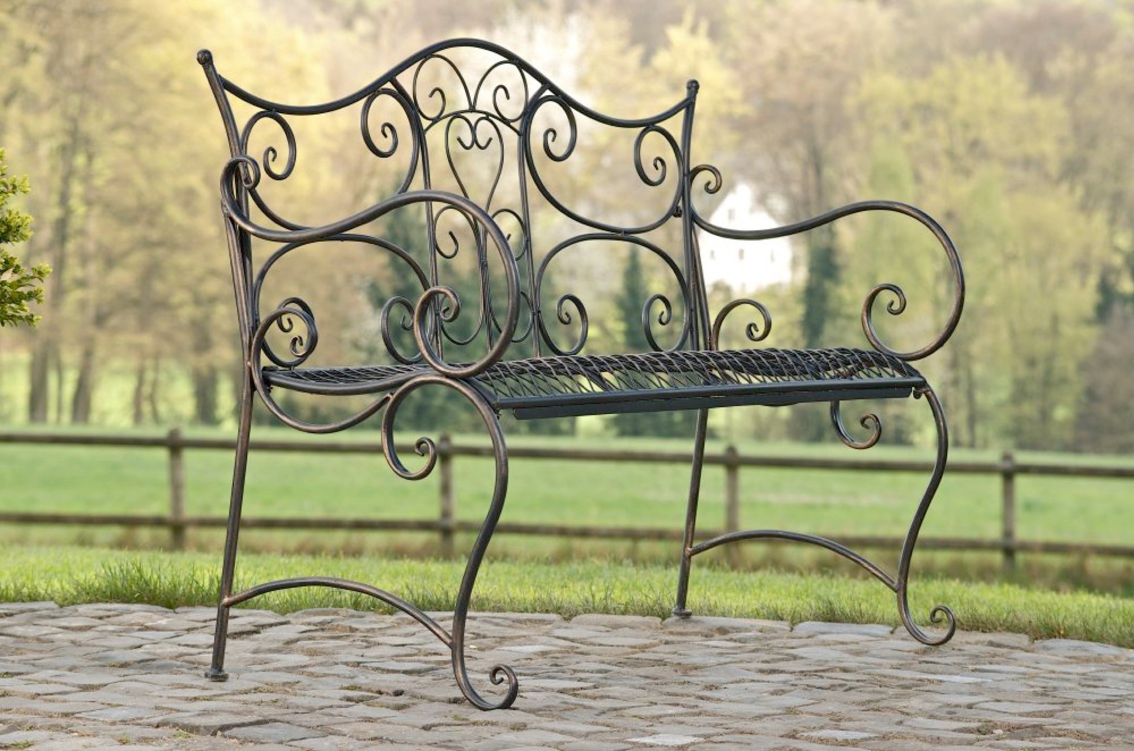 TPFGarden Gartenbank Targo - bronze Stück