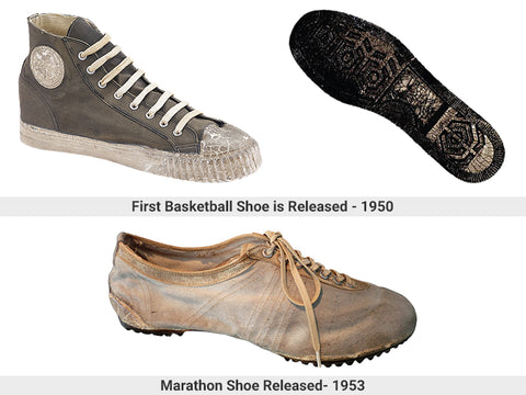 Basketball shoe and Marathon shoe